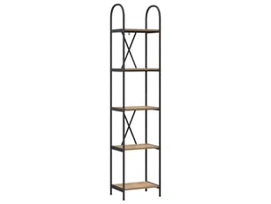 Étagère 5 niveaux, étagère de rangement 40 x 30 x 183 cm bois d'ingénierie shl8826
