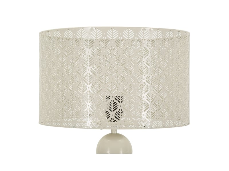  Lampe à poser totem en métal pila 71cm crème  - Conforama B
