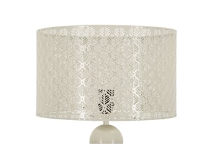 Lampe à poser totem en métal pila 71cm crème