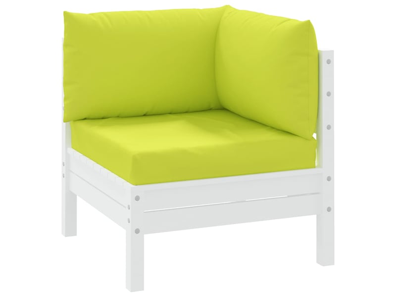  Lot de 3 coussins de palette, coussins de canapé vert vif tissu oxford cf59728  - Conforama C