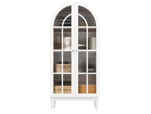 Vitrine coloris bicolore 3 étagère(s) HAUSS SPOLE - 76 cmx165 cm