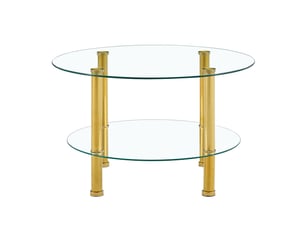 Table basse rectangulaire coloris bicolore OSUPNESSEE  - 70 cmx70 cm