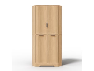 Buffet 4 porte(s)  0 tiroir(s)   - 60 cm coloris naturel 