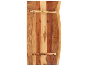 Dessus de meuble-lavabo de salle de bain acacia 100x52x3,8 cm cf64786