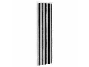 Rideau anti-insectes, moustiquaire en chenille gris et noir 56 x 200 cm cf43463