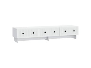 Meuble tv coloris blanc 147 cm <strong></strong>  <strong></strong>