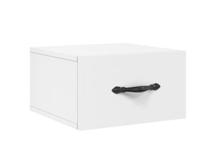 Table de chevet - cabinet de chevet - table de nuit murale blanc 35x35x20 cm