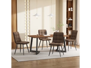 Ensemble table rectangulaire  4 chaise(s)  <strong>STILVORA</strong> <strong></strong> 