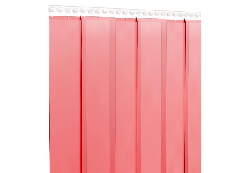 Rideau de porte rouge 300 mmx2,6 mm 25 m pvc cf43625  - Conforama C