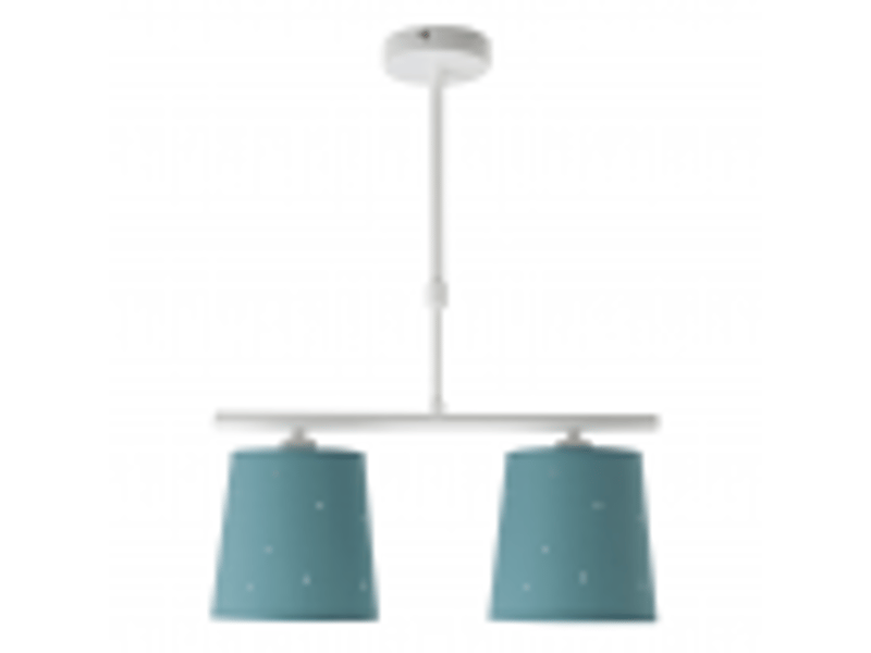  Lampe enfant fabrilamp consciencia 2 lumières e14 turquesa 122852048 - Conforama B