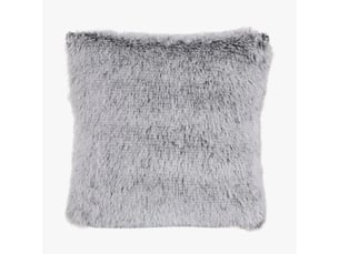 Coussin carré en tissu gris 42x42 cm