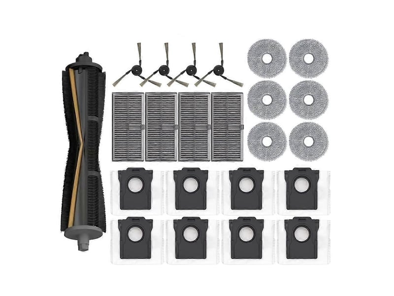  Suitable for dreame x40 ultra x40 pro sweeping robot spare parts main side brush hepa filter mop cloth dust bag  - Conforama A