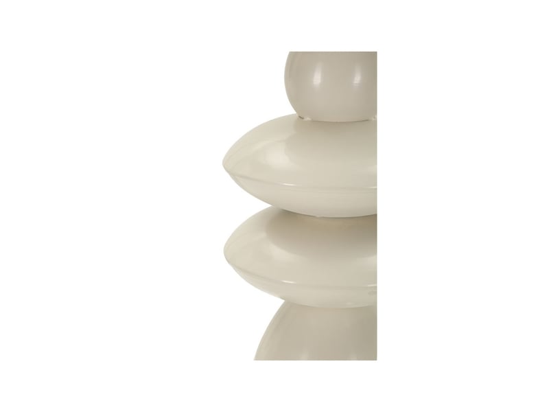  Lampe à poser totem en métal pila 71cm crème  - Conforama C