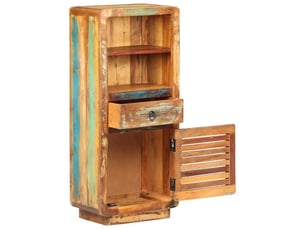 Buffet - bahut - meuble de rangement 45x32x110 cm bois de récupération massif