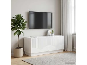Meuble tv coloris blanc 49 cm <strong></strong>  <strong></strong>