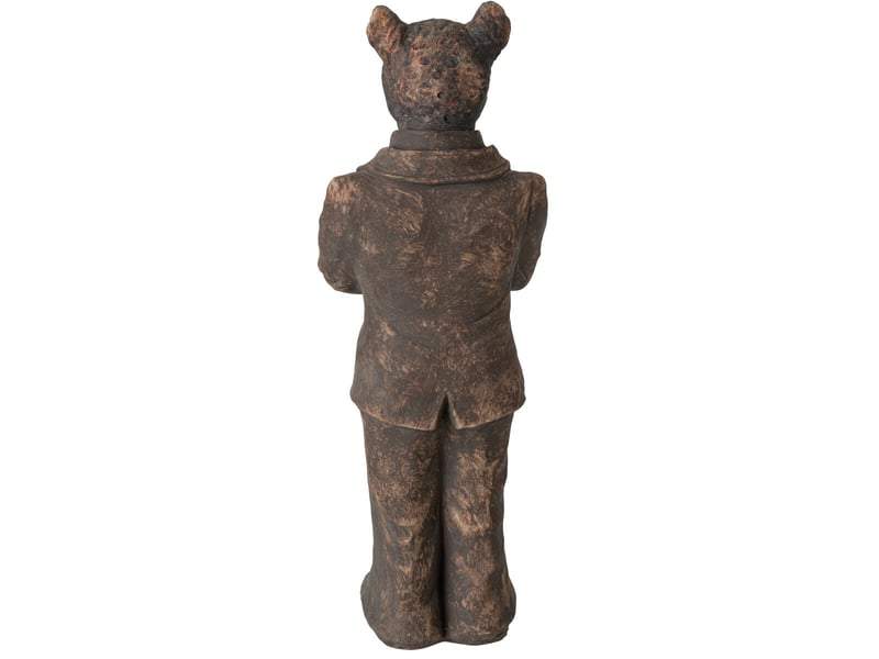  Statue déco léopard zeno 55cm marron  - Conforama C