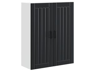 Meuble mural de cuisine, armoire de cuisine noir 80x31x100cm bois d'ingénierie shl9736