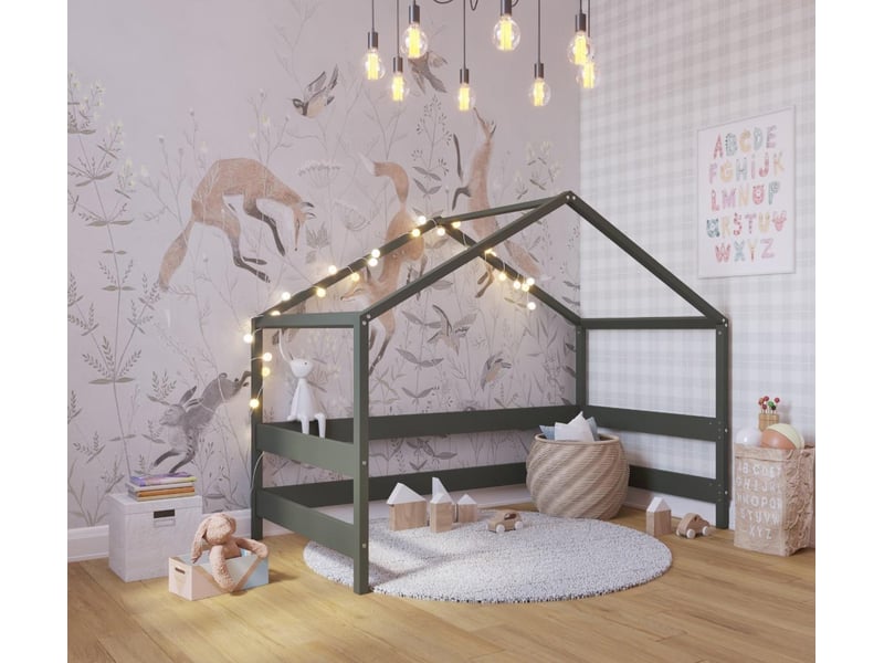  Yappyhytte playhouse - structure cabane 160x80 cm - vert 4754010388073 - Conforama B