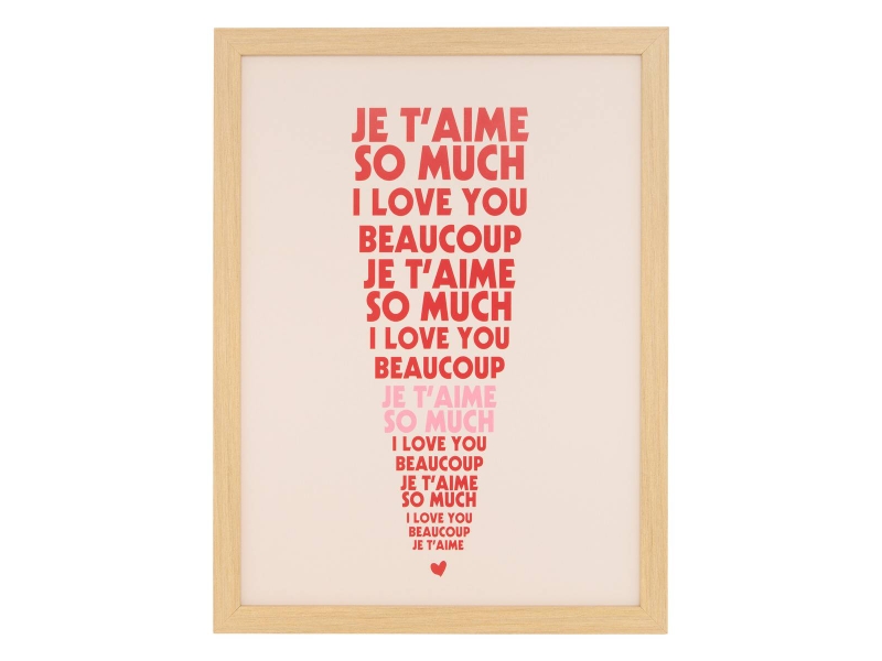  Affiche encadrée carine 30x40cm CARINE - Conforama A