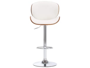 Tabouret de bar, chaise de bar blanc similicuir shl94788