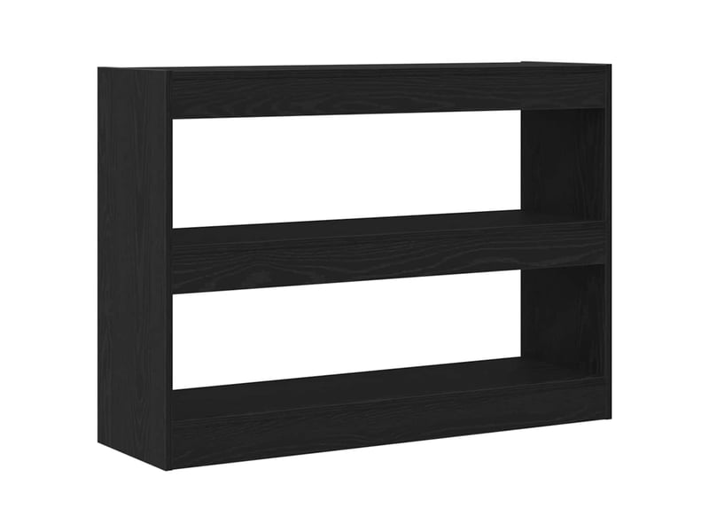  Bibliothèque 2 niveaux, armoire à livres 100 x 30 x 72 cm bois d'ingénierie shl3892  - Conforama A