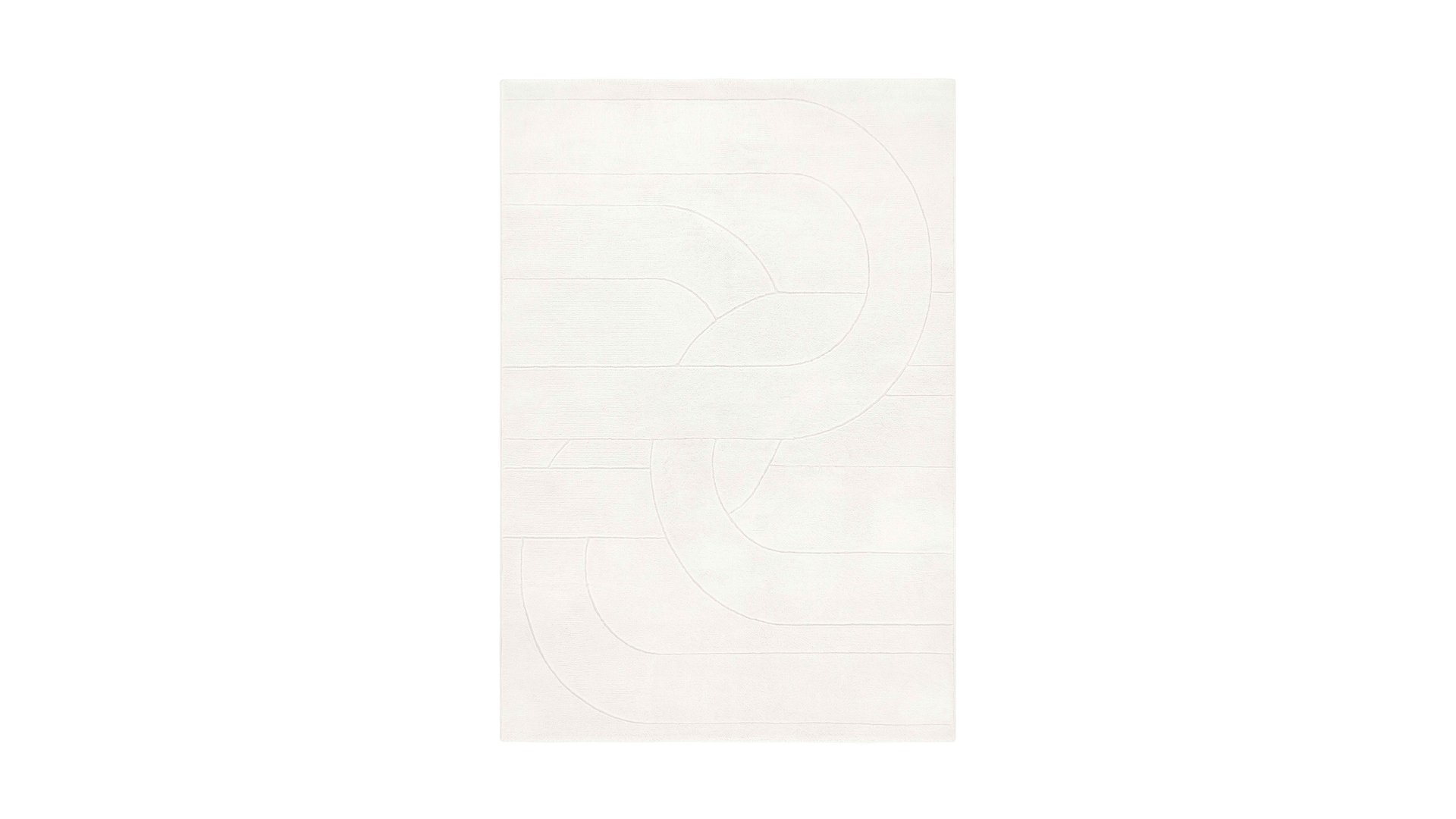 LOMOCO Tapis 160x230 cm ANGE coloris écru ECRU Conforama