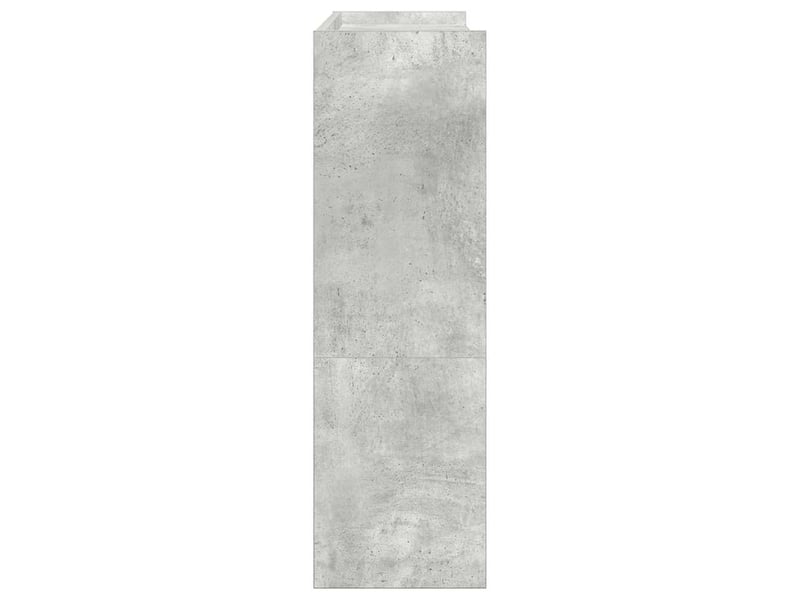  Meuble à chaussures, étagère à chaussures gris béton 80x25x81 cm bois d'ingénierie  - Conforama E