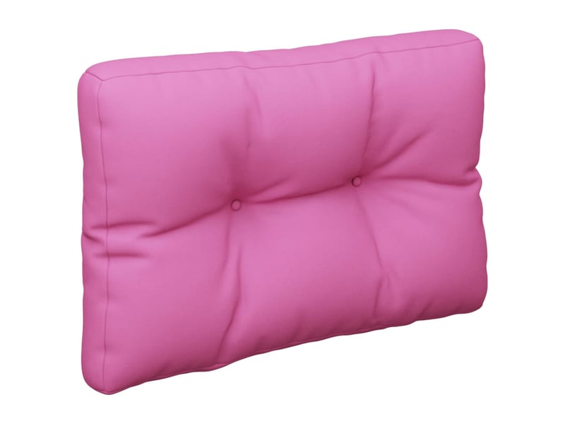  Lot de 2 coussins de palette, coussins de canapé rose tissu cf59597  - Conforama D