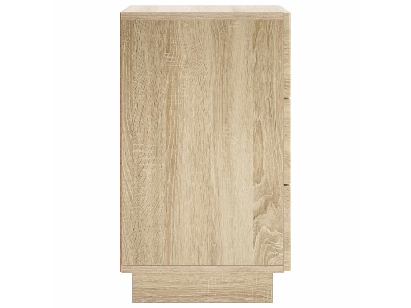  Table de chevet - cabinet de chevet - table de nuit 2 pièces chêne sonoma 33,5 x 34,5 x 60 cm  - Conforama D