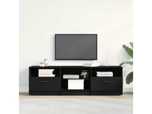 Meuble tv coloris noir 150 cm <strong></strong>  <strong></strong>