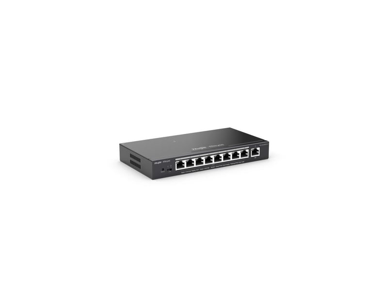  Switch gigabit poe+ géré l2 9 ports 8 poe+ 802.3afat avec port uplink RG-ES209GC-P - Conforama B