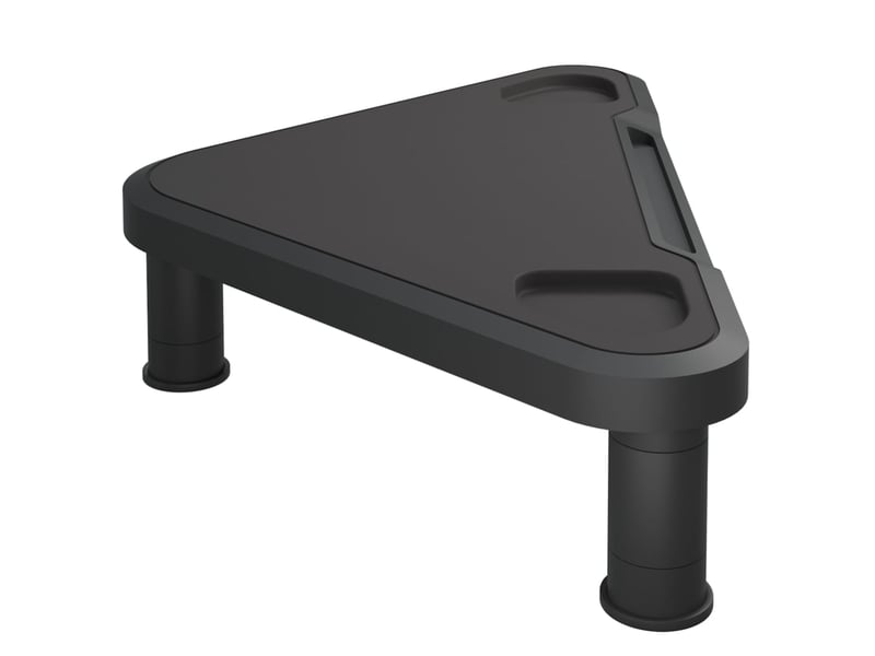  Support de moniteur d'angle 49 x 28 x 10,5 cm noir 02_0029220  - Conforama C