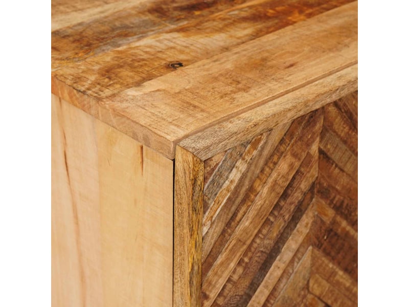  Table de chevet - cabinet de chevet - table de nuit 2 pièces marron 40 x 33,5 x 46 cm  - Conforama E