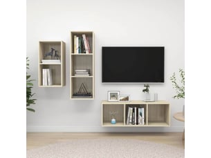 Meuble tv coloris beige <strong></strong> <strong></strong>