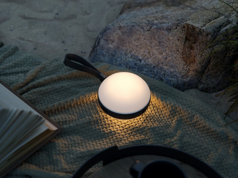  Luminaire nomade luminaire bring 12 matière plastique blancnoir h. 26 ip54 nordlux-extérieur 2218013001 - Conforama B