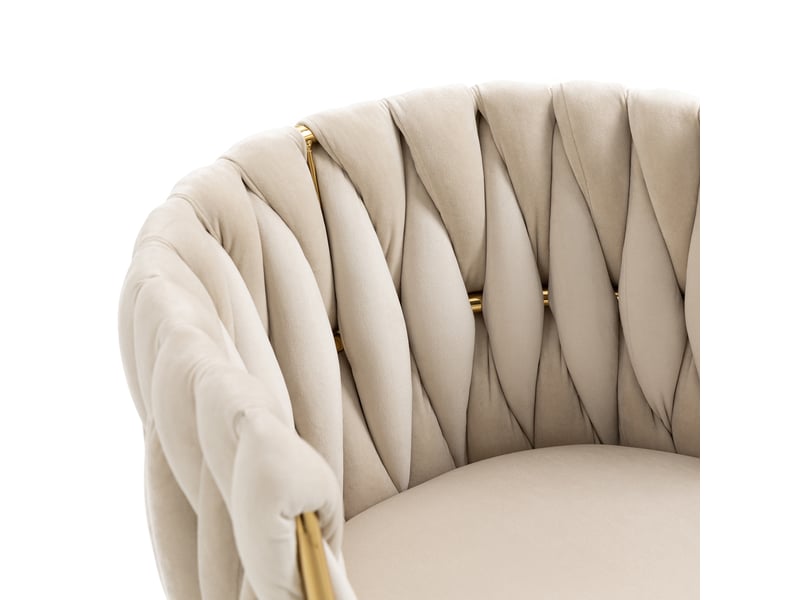  Lot de 2 chaises velours avec pieds dorés assise rembourrée confortable salon bureau  - Conforama D