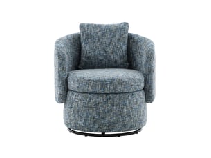 Fauteuil fixe  WISHDOR Tissu bleu