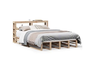 Lit 2 places 120x190cm    coloris marron