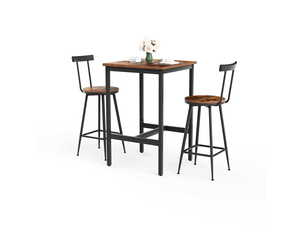 Ensemble table carré(e)   2 tabouret(s) inclu(s) <strong>HAVRYA</strong> <strong></strong> 