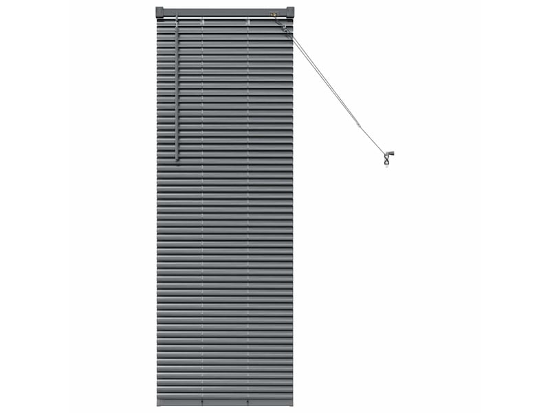 Store vénitien, store de fenêtre gris foncé 130 x 50 cm 25 mm aluminium cf47877  - Conforama A