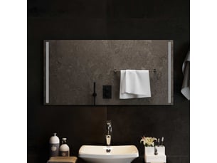 Miroir de salle de bain, miroir de toilette led avec miroir transparent 100 x 50 cm cf62555