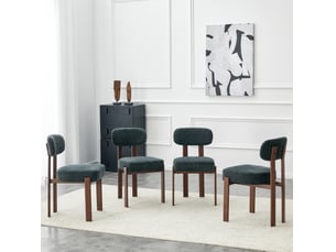 Lot de 4 chaises de salle à manger 49x57x82,5 cm modernes en métal noires