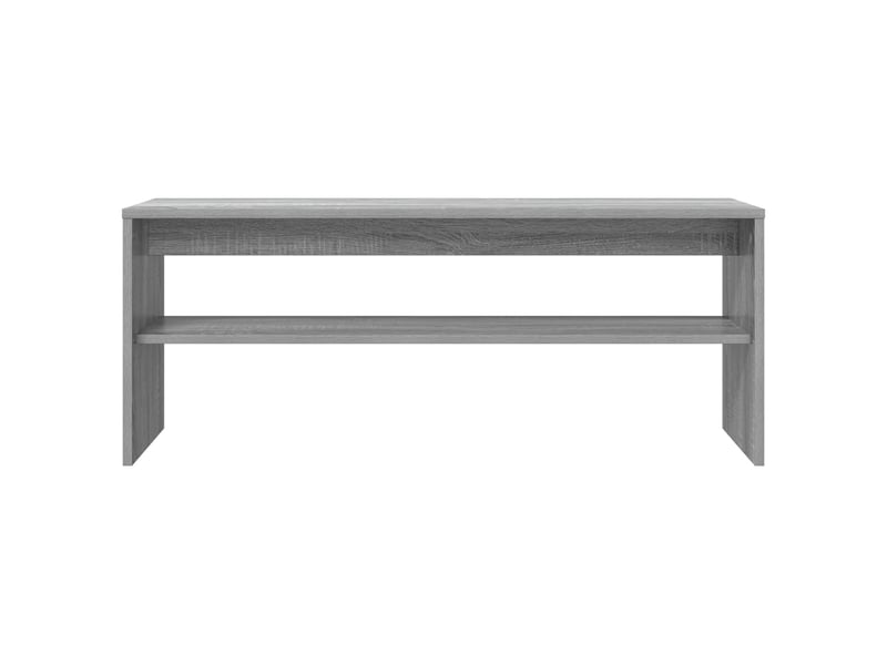  Meuble tv - banc tv - meuble de rangement 100 x 30 x 40 cm gris sonoma bois d'ingénierie  - Conforama E