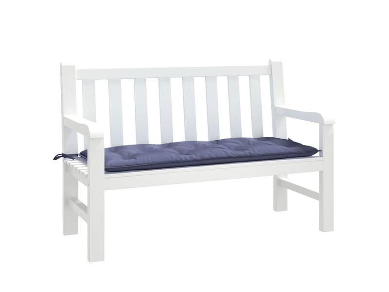  Coussin de banc de jardin, coussin d'assise bleu marine 120x50x7 cm tissu oxford cf52686  - Conforama C