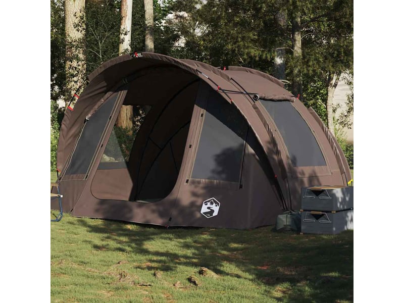 Tente de pêche, tente de camping 2 personnes marron imperméable shl56512 - Conforama B