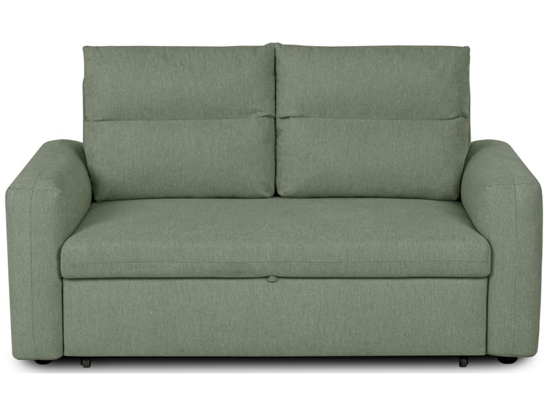  Canape droit convertible vert 2 places  - Conforama A