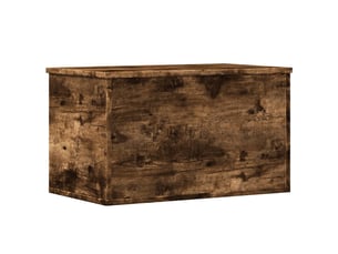 Boîte de rangement, coffre de rangement chêne fumé 60x35x35 cm bois d'ingénierie