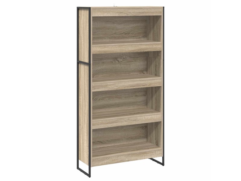  Bibliothèque, armoire à livres 80 x 30 x 155 cm bois d'ingénierie sonoma  - Conforama A