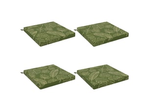 Lot de 4 coussins de siège, coussins d'assise soest 100 % polyester cf60191