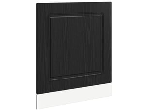 Panneau de lave-vaisselle kalmar chêne noir 60x1,5x57cm